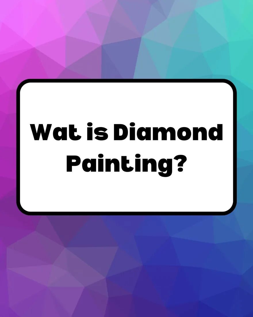 Diamond Painting - DIY - Wat is diamond painting? - Glittercraft