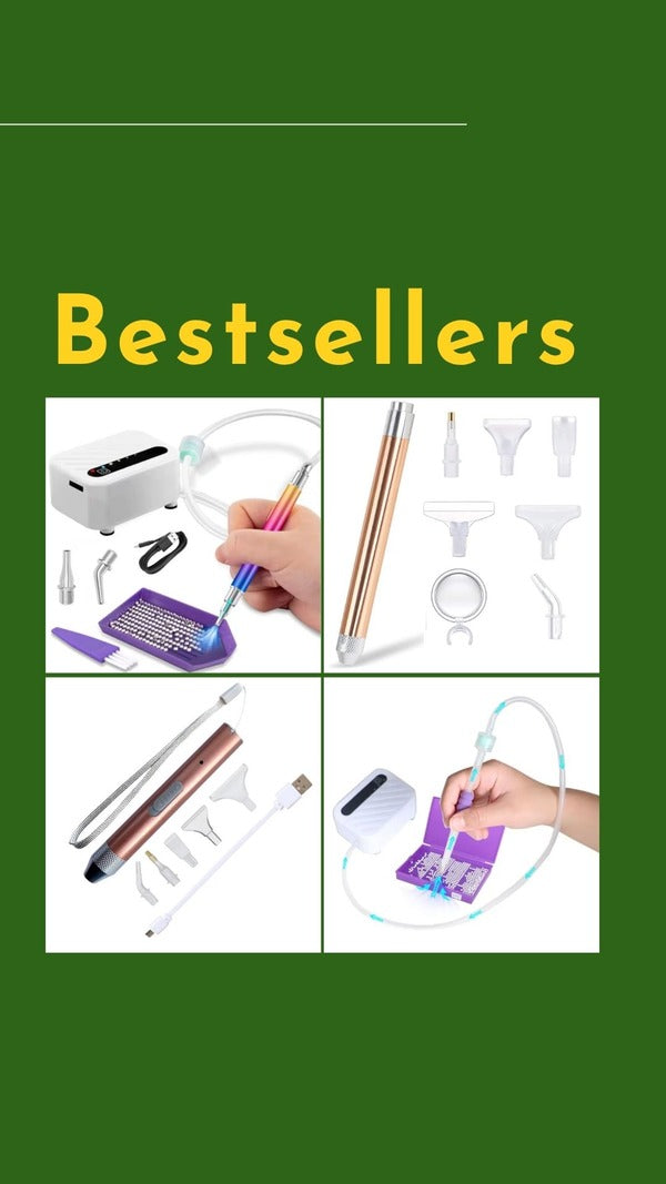 Collectie van de populairste en best verkochte diamond painting producten van Glittercraft.