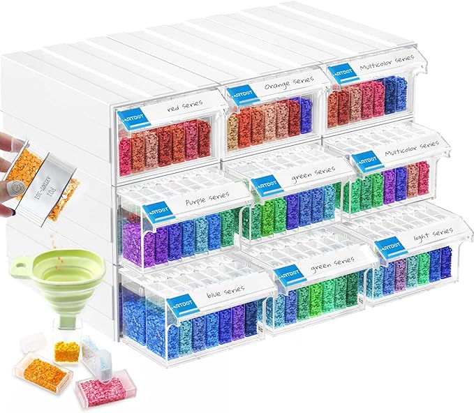 Wat te doen met overgebleven diamond painting steentjes? - Glittercraft