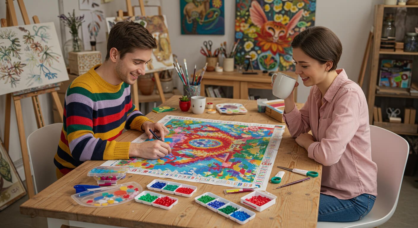 10 Tips en Trucs voor Diamond Painting: Slim en Snel - Glittercraft