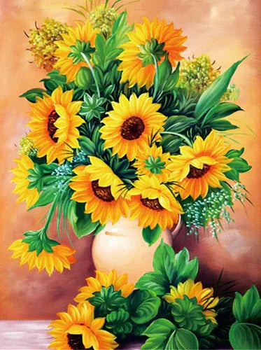 Diamond Painting DIY - Zonnebloemen