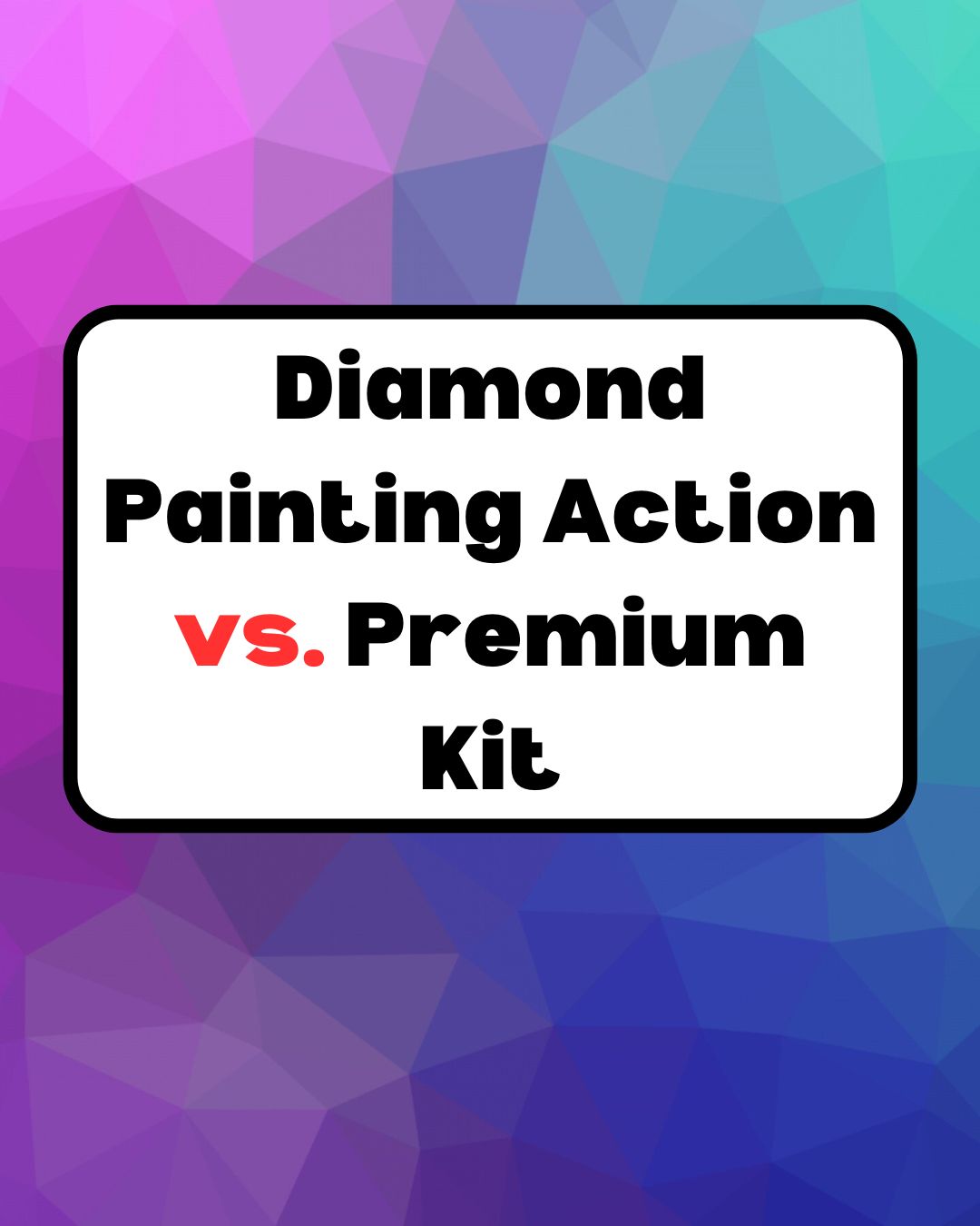 Diamond Painting - Action - 25X25cm - Review - Glittercraft