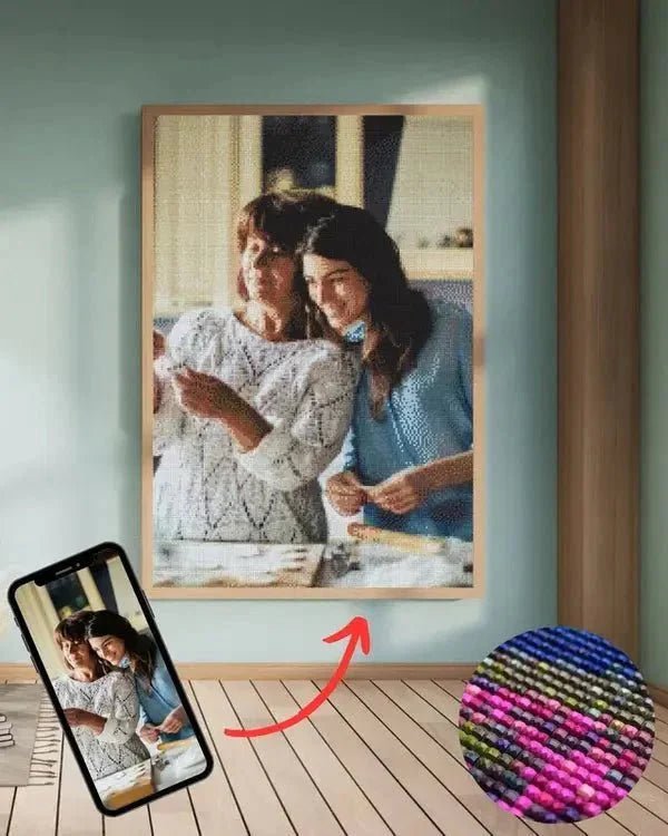 Hoe werkt Diamond Painting Eigen Foto? Zo maak je er zelf één - Glittercraft