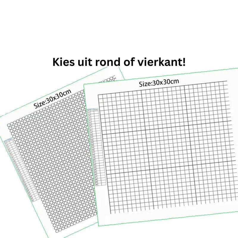 Diamond Painting Zonder Patroon & Steentjes - Glittercraft