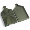 Premium donkergroene diamond painting bakjes voor het sorteren van steentjes