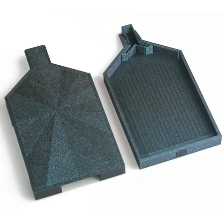 Zwarte premium diamond painting bakjes voor het sorteren van steentjes