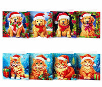 Diamond Painting Kerstkaarten - Glittercraft