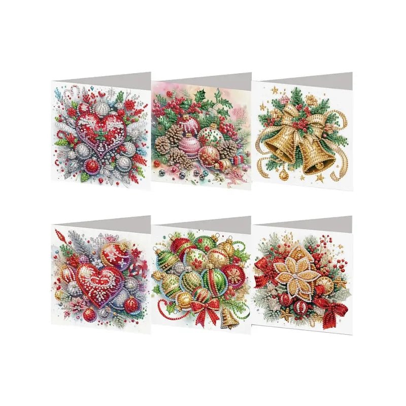 Diamond Painting Kerstkaarten - Kerst Ornamenten - Glittercraft