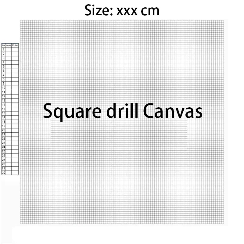 Diamond Painting Zonder Patroon & Steentjes - Glittercraft