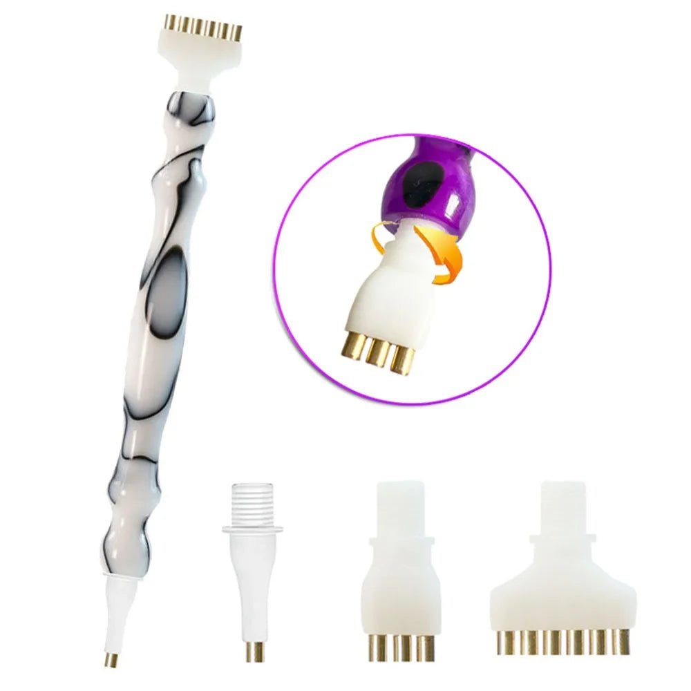 Diamond Painting Pen met 3 Opzetstukjes - Glittercraft