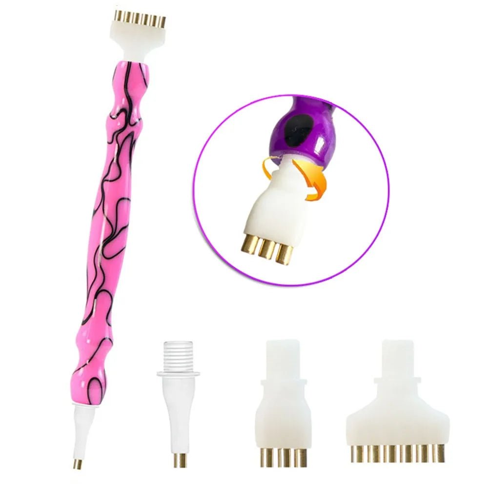 Diamond Painting Pen met 3 Opzetstukjes - Glittercraft