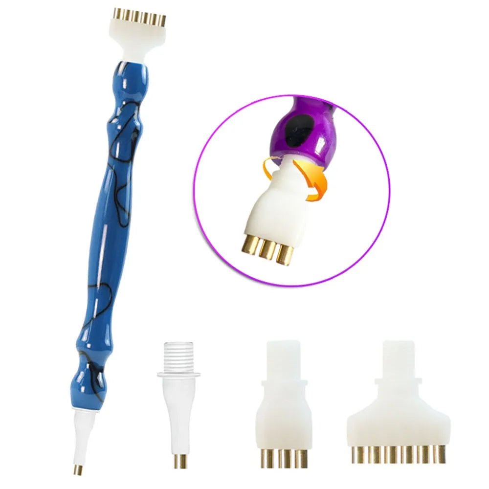 Diamond Painting Pen met 3 Opzetstukjes - Glittercraft