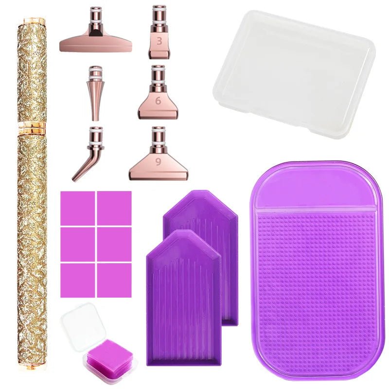 Diamond Painting Pen Set - Glitter - Opzetstukjes - Glittercraft