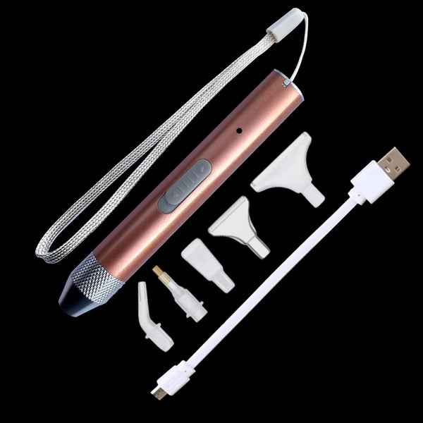 Diamond painting pen met LED licht – oplaadbaar en geschikt voor meerdere steentjes