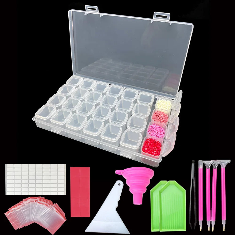 Sorteerdoos voor diamond painting. Ideaal voor het sorteren van diamond painting steentjes