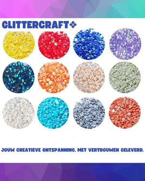 Diamond painting steentjes - Steentjes voor diamond painting - Ronde diamond painting steentjes - Glittercraft
