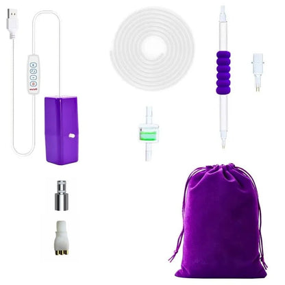 Elektrische Diamond Painting Pen - USB - Paars - pakketinhoud