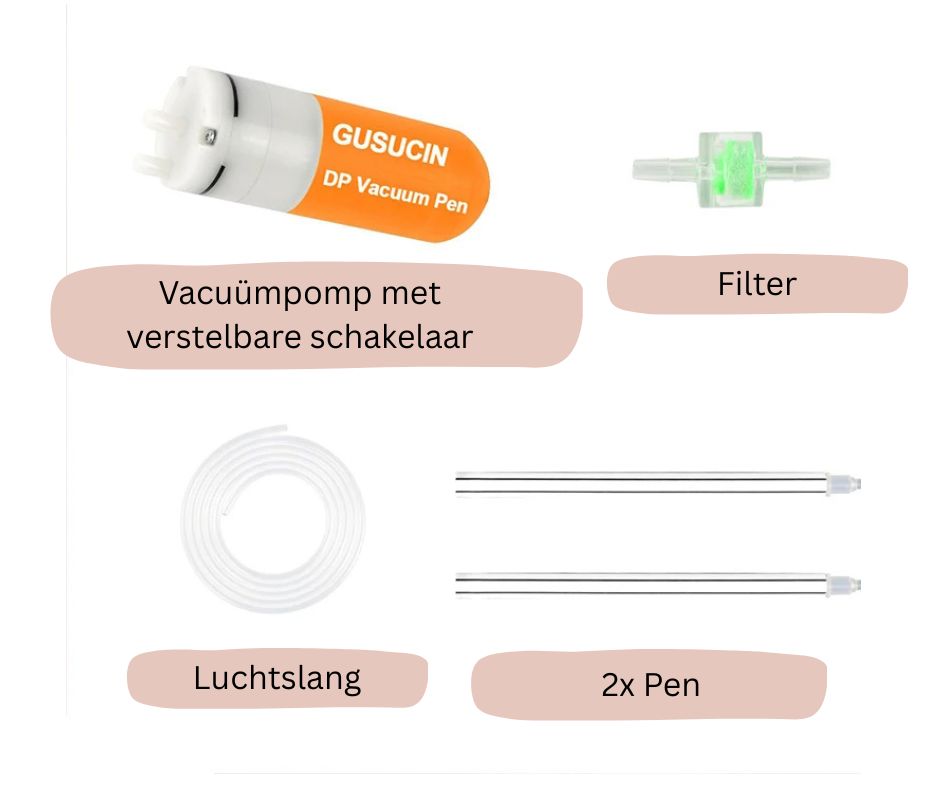 Vacuüm pen voor diamond painting – E-Painter tool voor snel en precies werken zonder wax