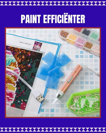 USB-oplaadbare diamond painting lichtpen voor precisiewerk bij weinig licht