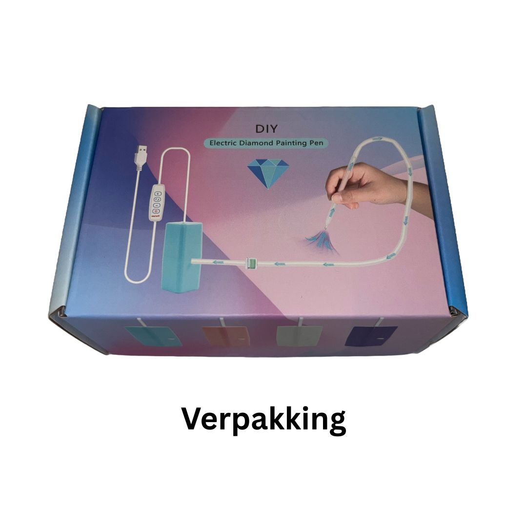 Elektrische Pen voor Diamond Painting - Met Vacuümtechniek - Glittercraft
